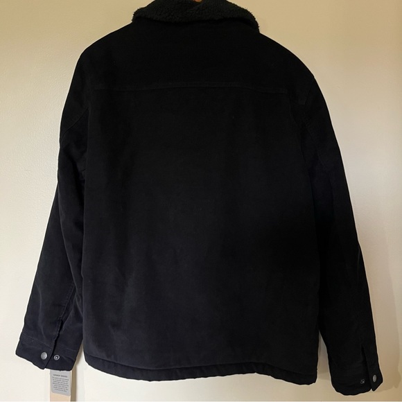 Levi's Mens LM8RC530 Black Long Sleeve Collared Trucker Jacket Size Large - Picture 7 of 7